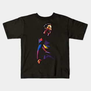 Football Player Pop Art Kids T-Shirt